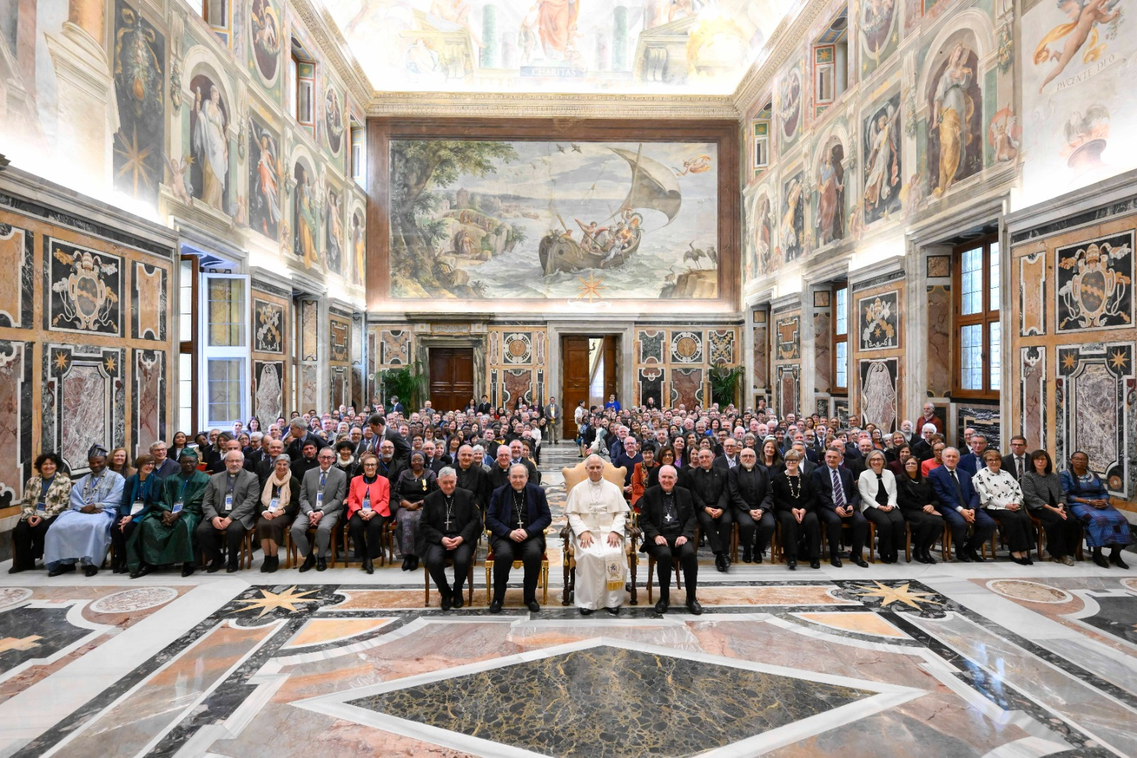 Zu Gast im Vatikan: Papst Leo XIV. hatte die Teilnehmenden der Generalversammlung zur Privataudienz geladen. © Vatican Media