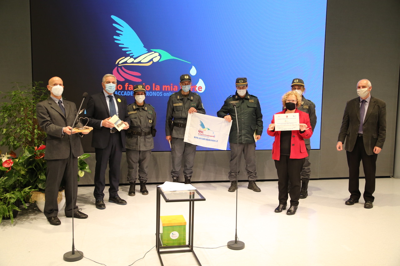 Die Organisation Kronos übergab der Fokolar-Bewegung einen Umweltpreis. Foto: Centro Santa Chiara