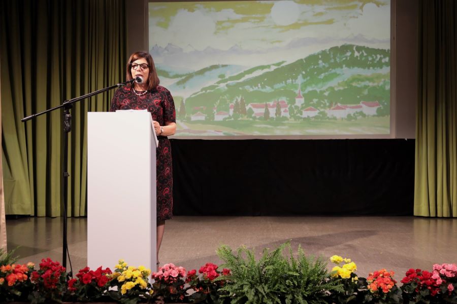 Margaret Karram in Montet; Foto: Fokolar-Bewegung Montet