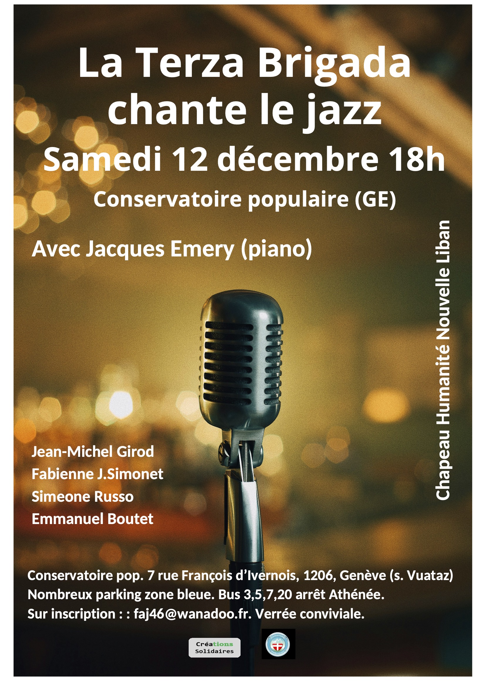 Concert de jazz pour le Liban